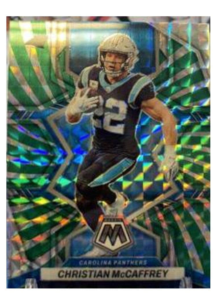 2022 Panini Mosaic Base Set Christian McCaffrey #28 card