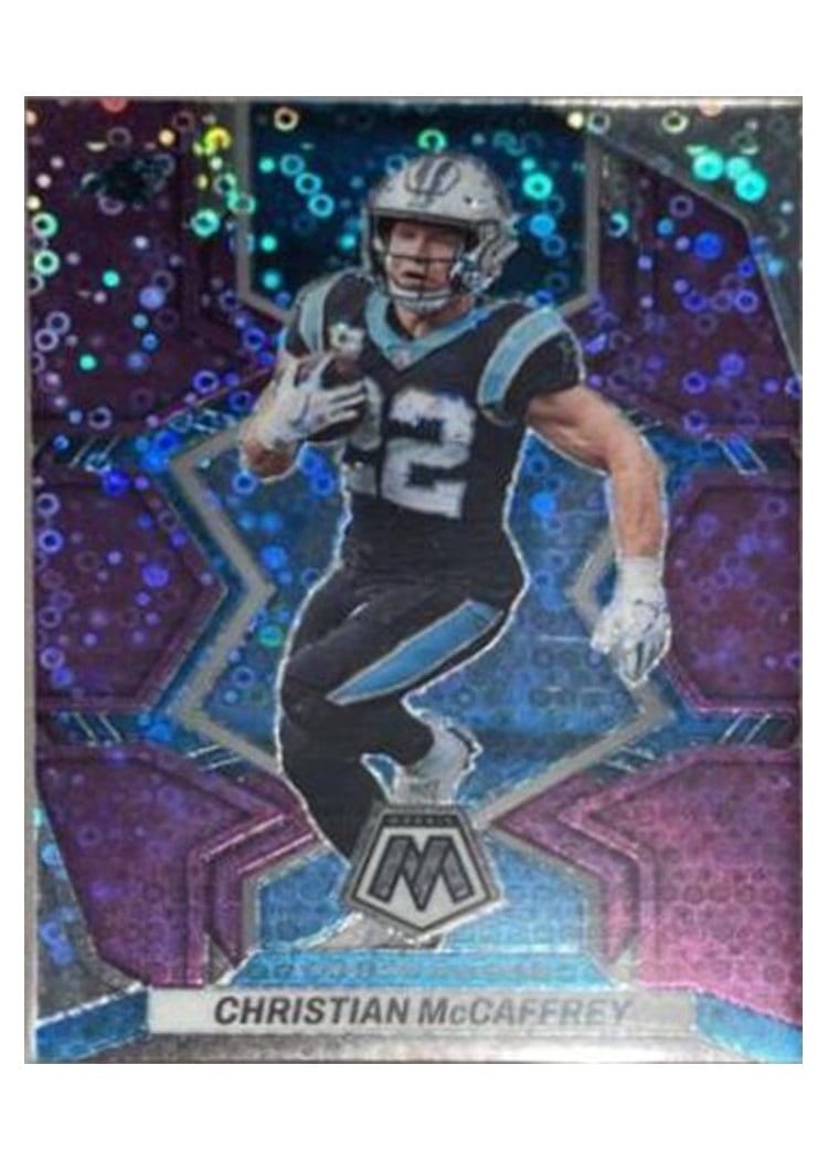 2022 Panini Mosaic Base Set Christian McCaffrey #28 card