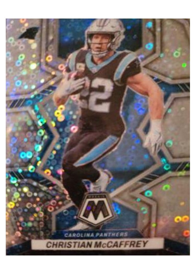2022 Panini Mosaic Base Set Christian McCaffrey #28 card