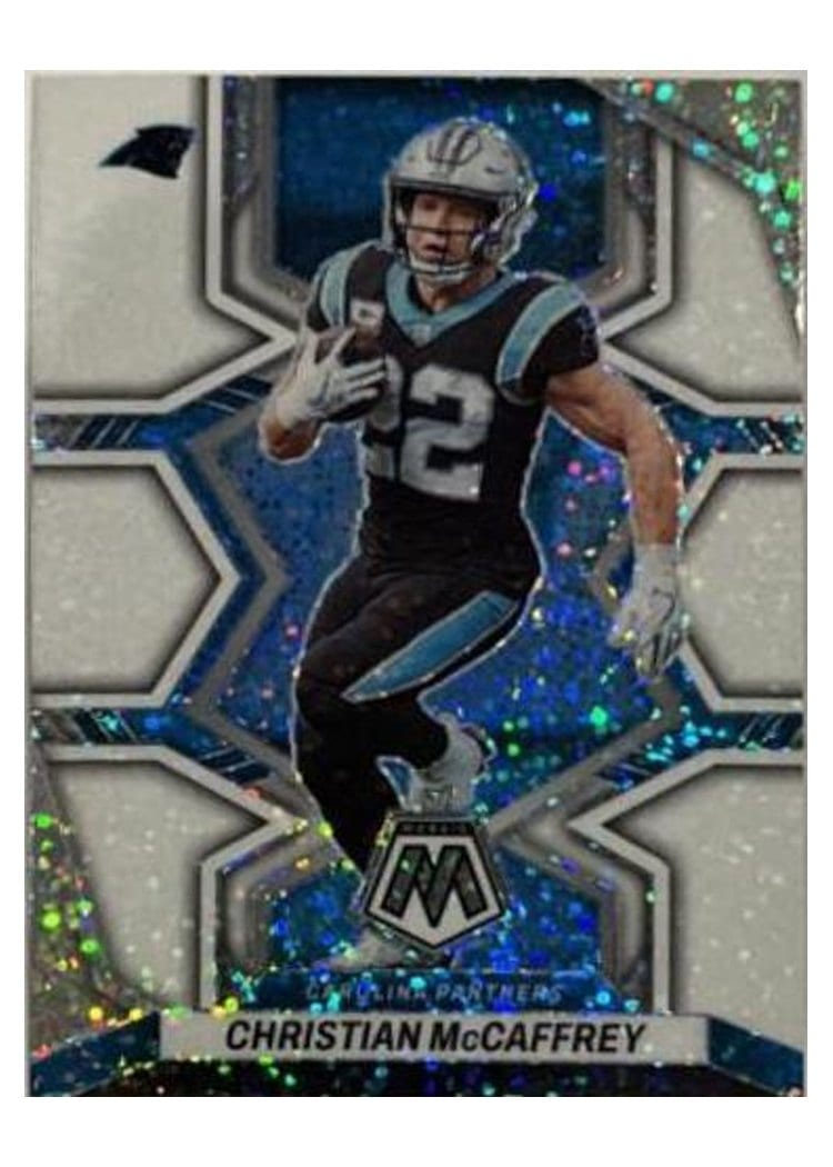 2022 Panini Mosaic Base Set Christian McCaffrey #28 card