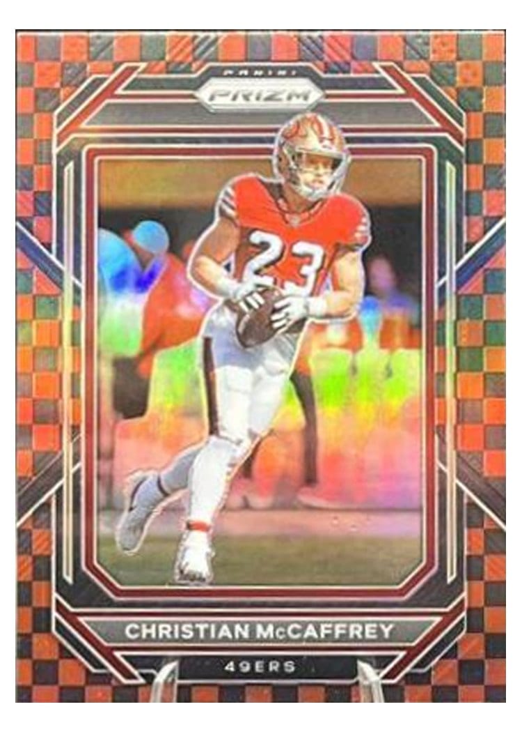 2022 Panini Prizm Base Set Christian McCaffrey #40 card