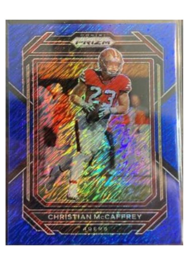 2022 Panini Prizm Base Set Christian McCaffrey #40 card