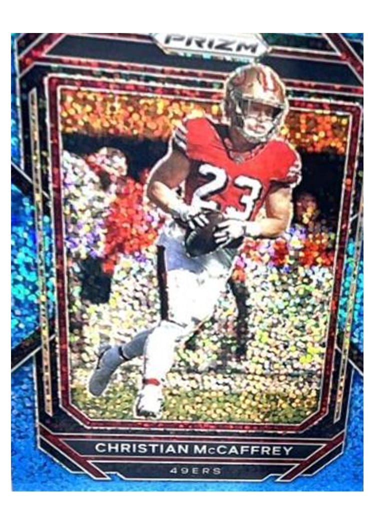 2022 Panini Prizm Base Set Christian McCaffrey #40 card