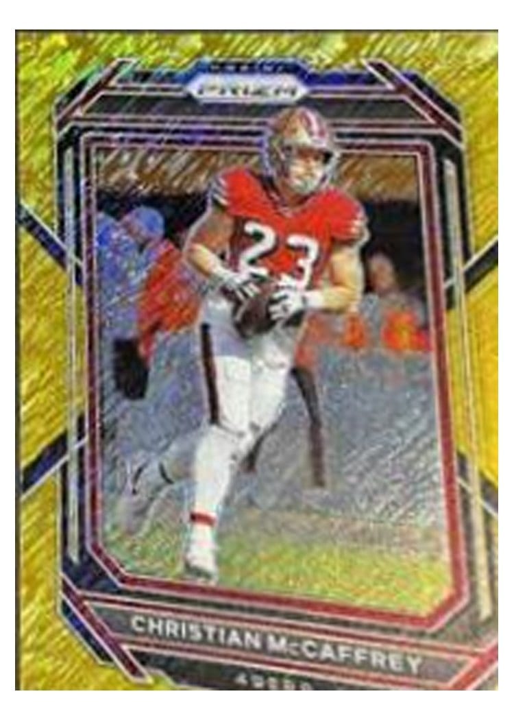 2022 Panini Prizm Base Set Christian McCaffrey #40 card