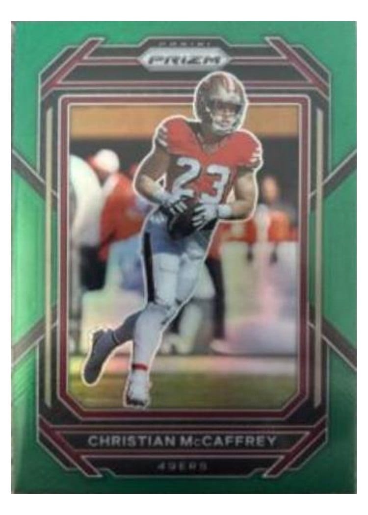 2022 Panini Prizm Base Set Christian McCaffrey #40 card