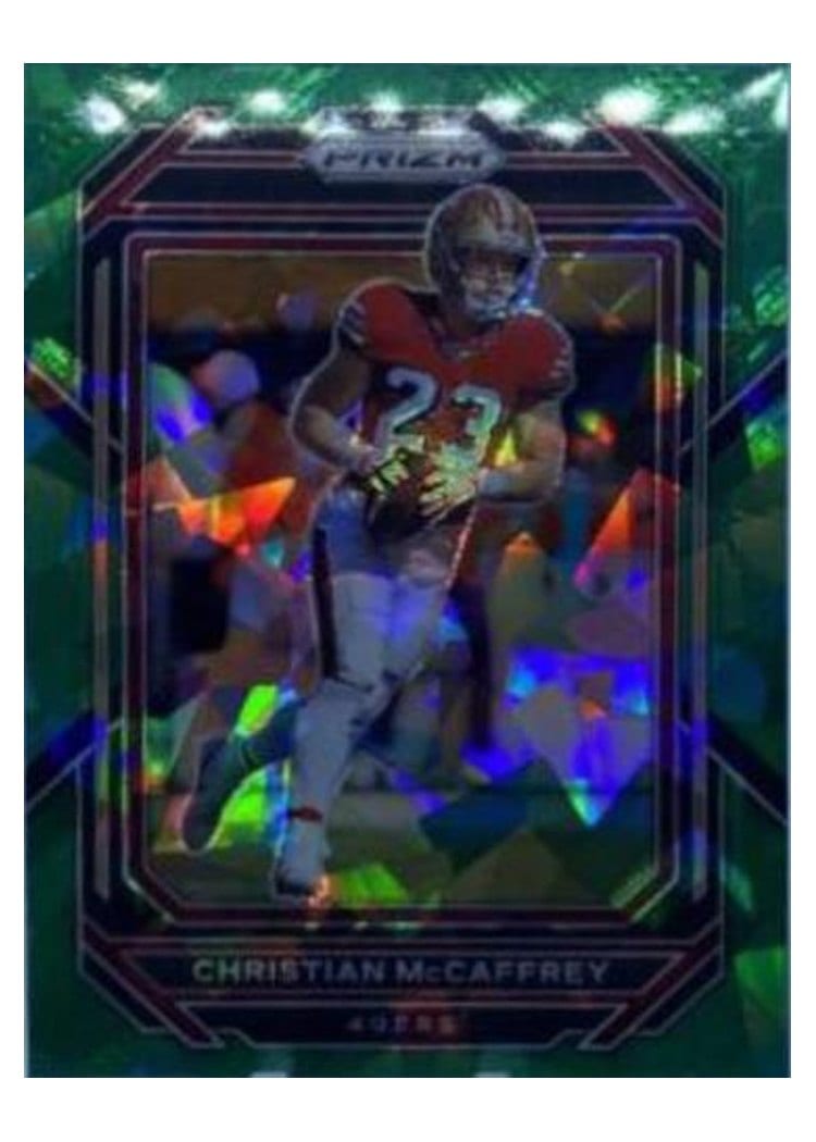 2022 Panini Prizm Base Set Christian McCaffrey #40 card