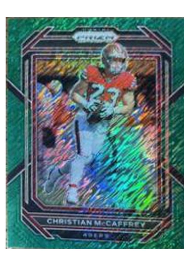 2022 Panini Prizm Base Set Christian McCaffrey #40 card