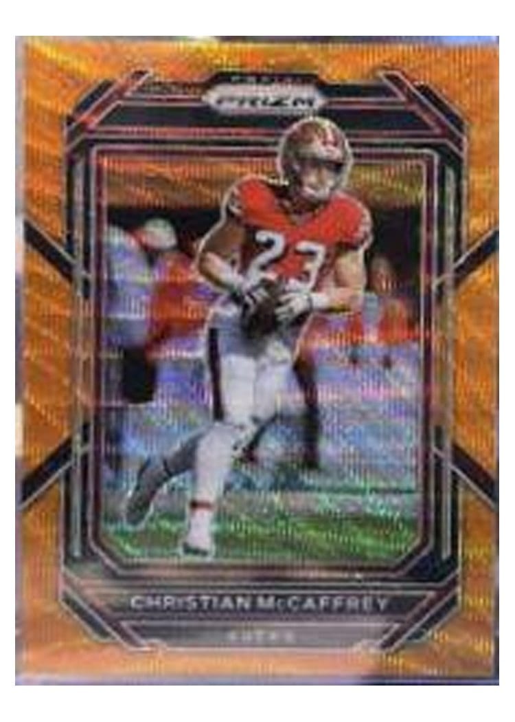 2022 Panini Prizm Base Set Christian McCaffrey #40 card