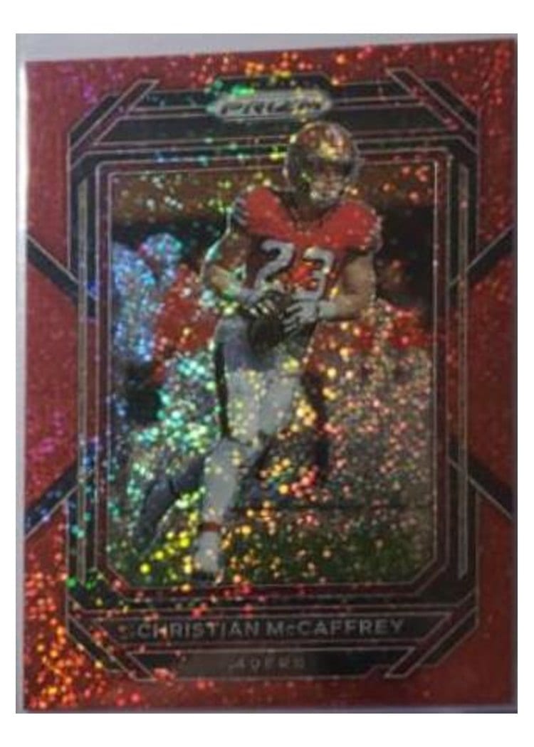 2022 Panini Prizm Base Set Christian McCaffrey #40 card
