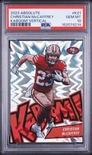 2023 Panini Absolute Kaboom - Vertical Christian McCaffrey #K21 card