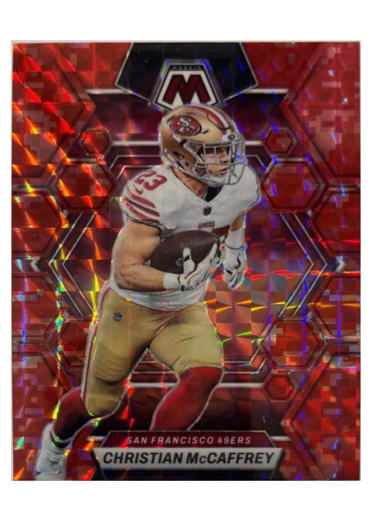2023 Panini Mosaic Base Set Christian McCaffrey #213 card