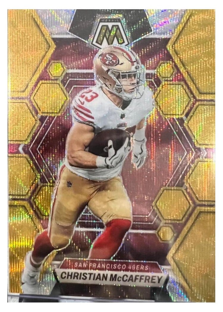 2023 Panini Mosaic Base Set Christian McCaffrey #213 card