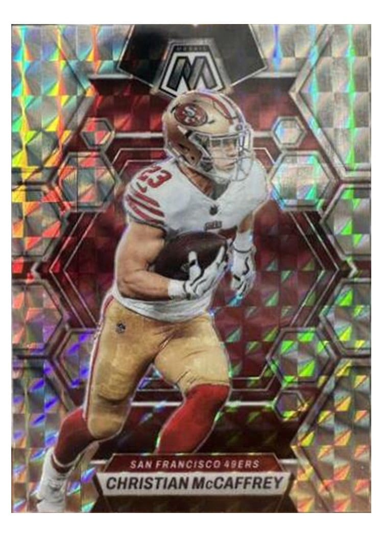 2023 Panini Mosaic Base Set Christian McCaffrey #213 card