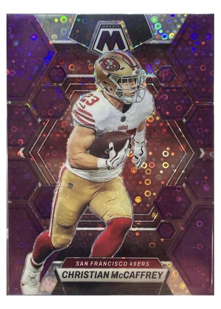 2023 Panini Mosaic Base Set Christian McCaffrey #213 card
