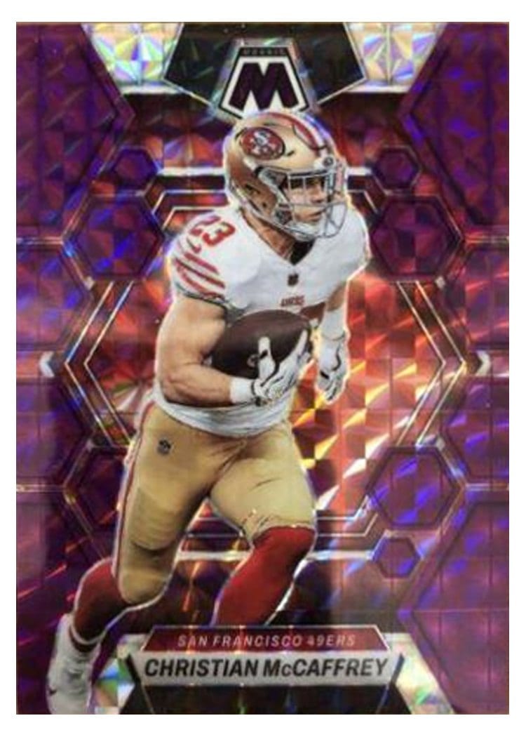 2023 Panini Mosaic Base Set Christian McCaffrey #213 card