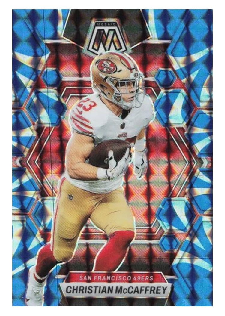 2023 Panini Mosaic Base Set Christian McCaffrey #213 card
