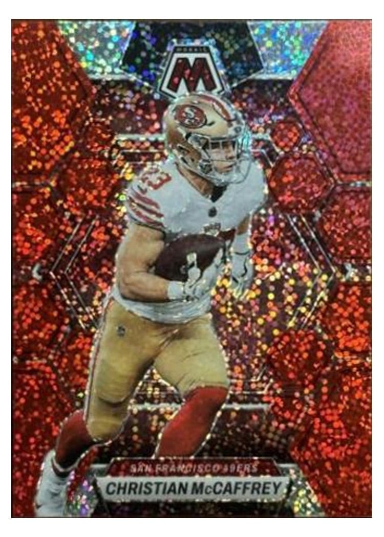 2023 Panini Mosaic Base Set Christian McCaffrey #213 card