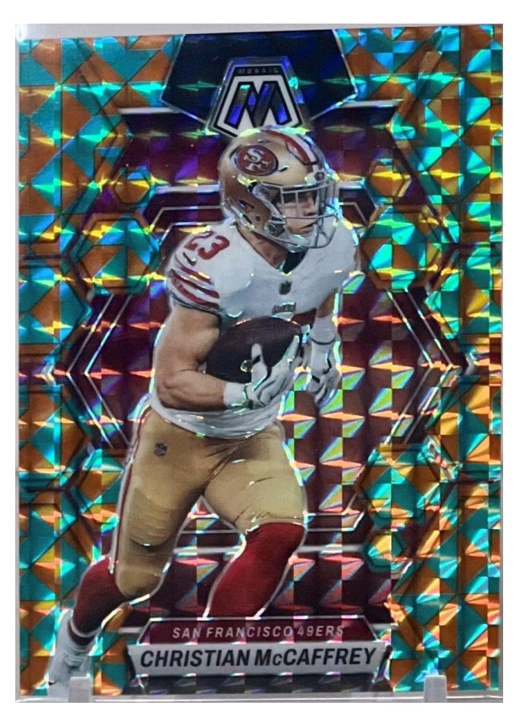 2023 Panini Mosaic Base Set Christian McCaffrey #213 card