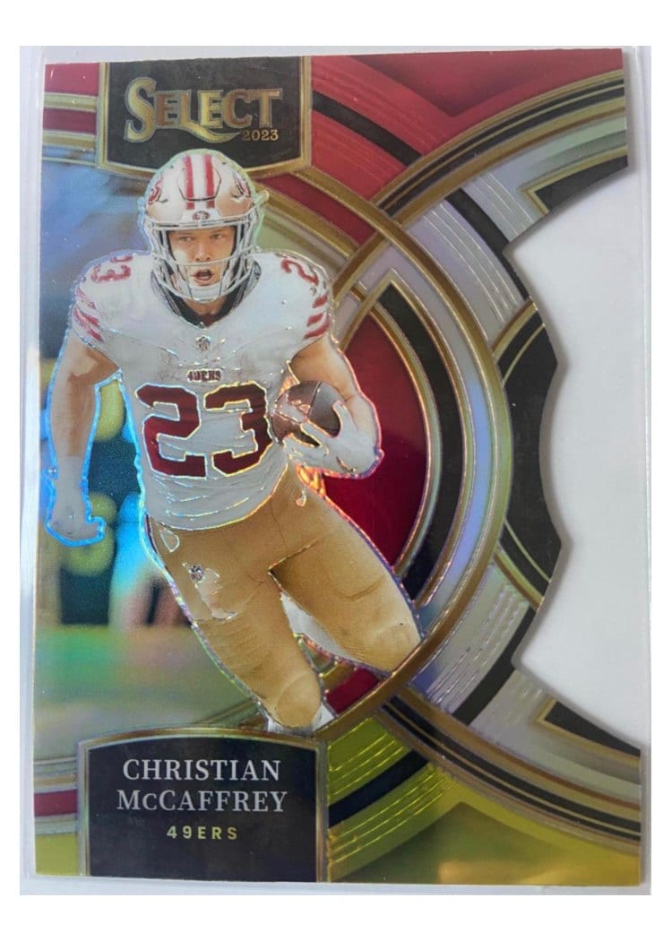 2023 Panini Select Base Set Christian McCaffrey #145 card