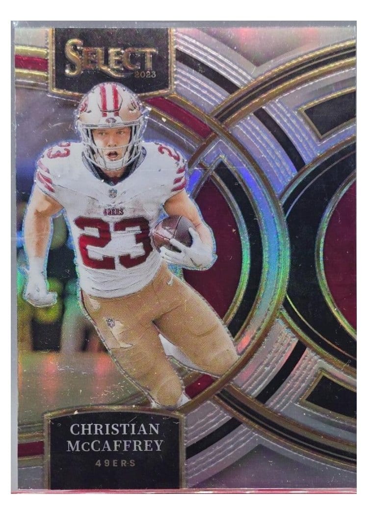 2023 Panini Select Base Set Christian McCaffrey #145 card