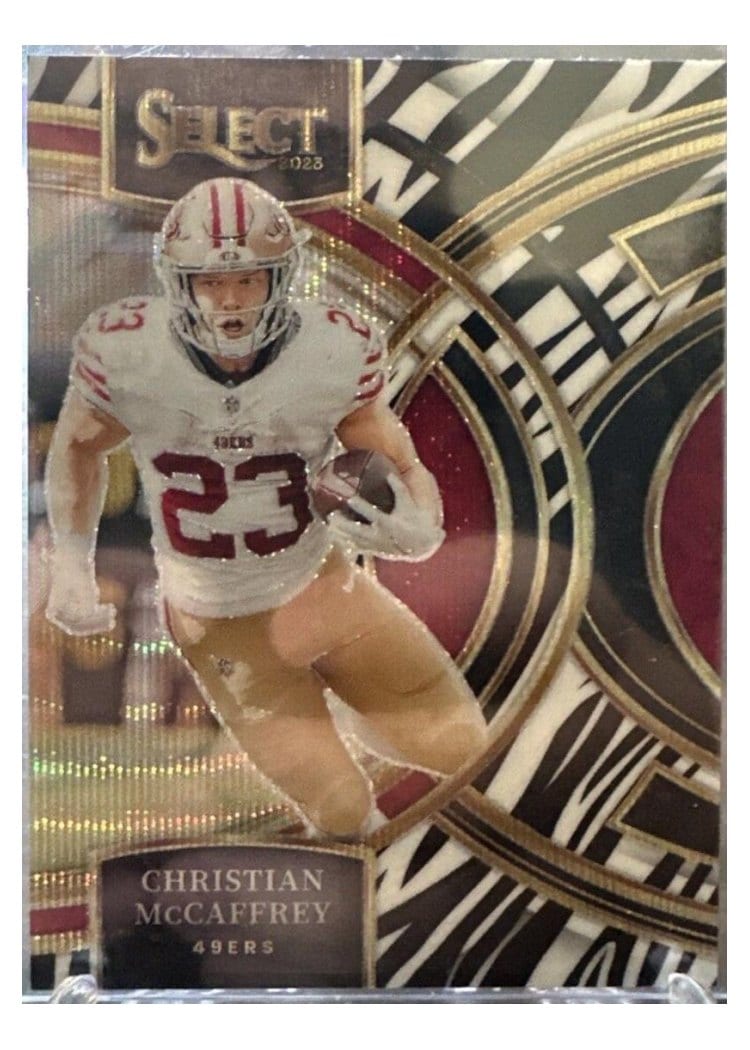 2023 Panini Select Base Set Christian McCaffrey #145 card