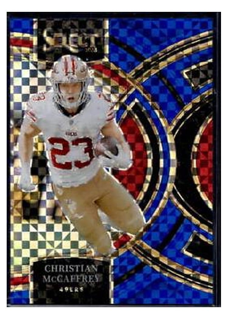 2023 Panini Select Base Set Christian McCaffrey #145 card