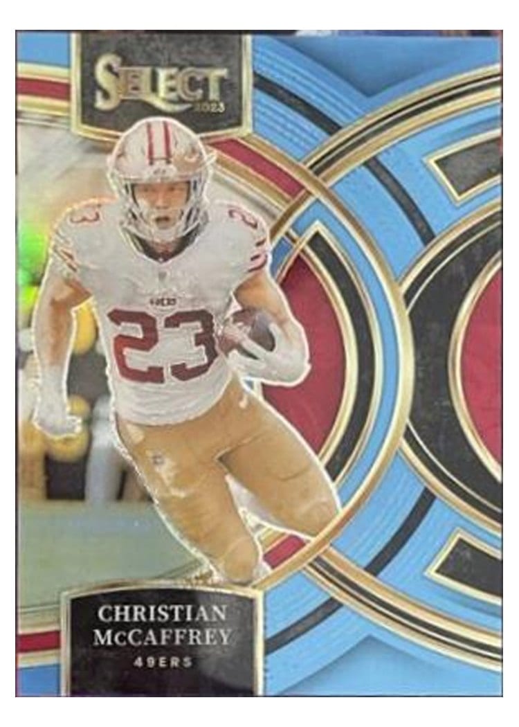 2023 Panini Select Base Set Christian McCaffrey #145 card