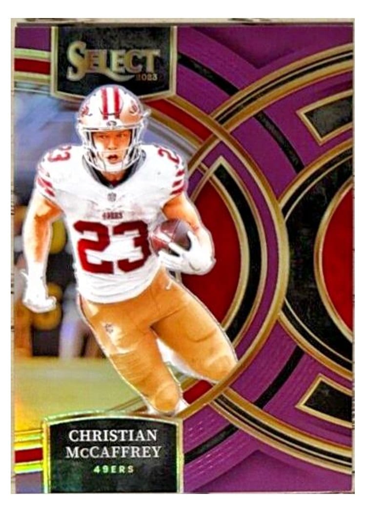 2023 Panini Select Base Set Christian McCaffrey #145 card