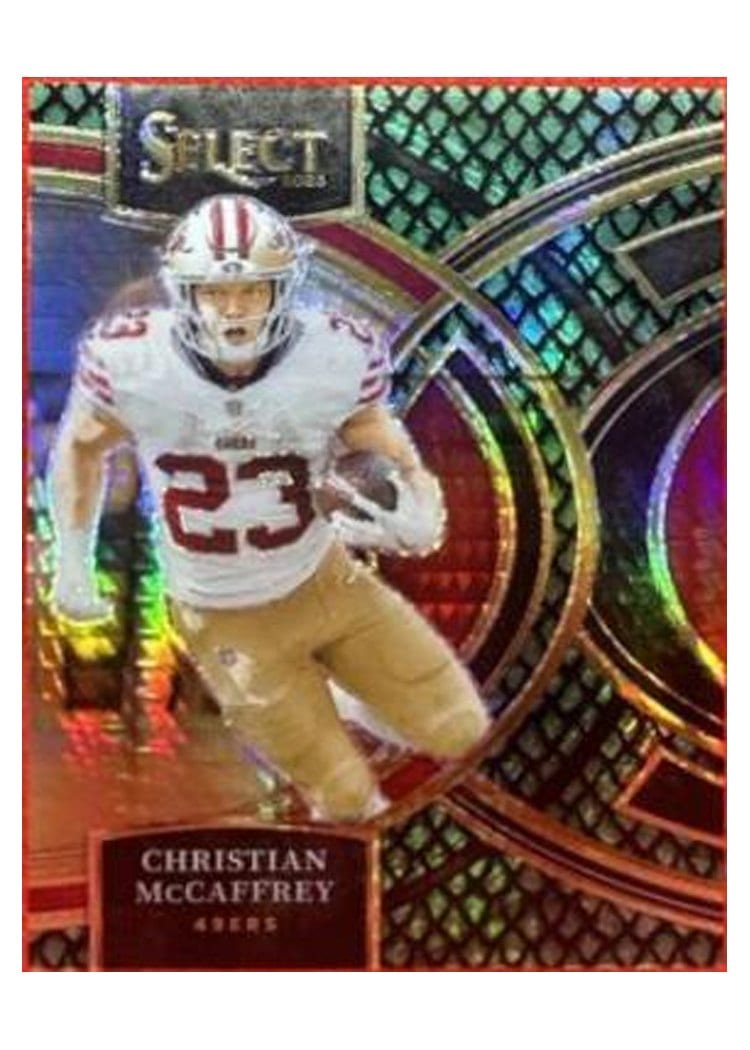 2023 Panini Select Base Set Christian McCaffrey #145 card