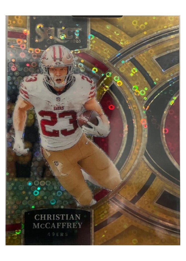 2023 Panini Select Base Set Christian McCaffrey #145 card