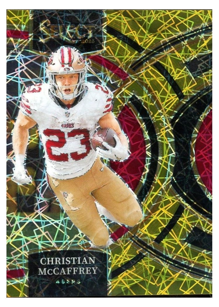 2023 Panini Select Base Set Christian McCaffrey #145 card