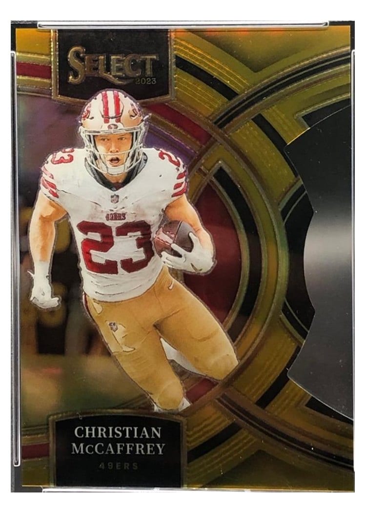 2023 Panini Select Base Set Christian McCaffrey #145 card
