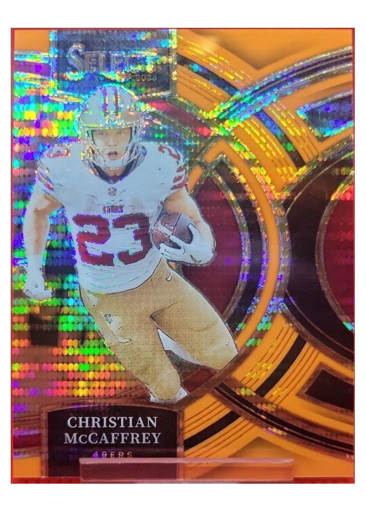 2023 Panini Select Base Set Christian McCaffrey #145 card