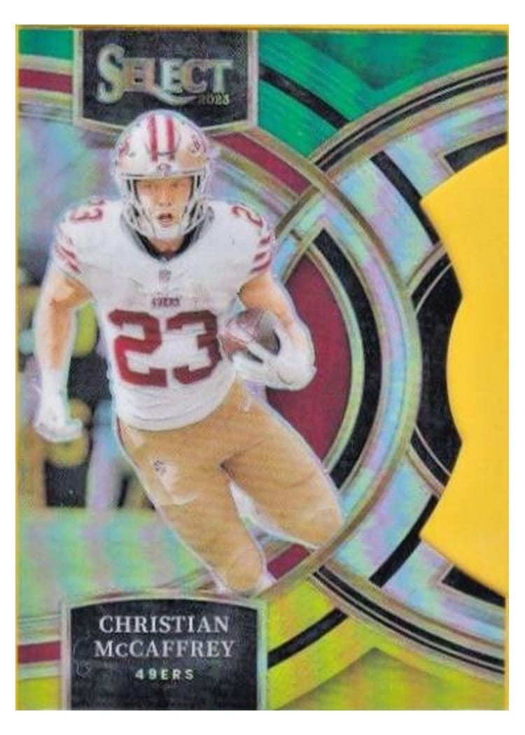 2023 Panini Select Base Set Christian McCaffrey #145 card