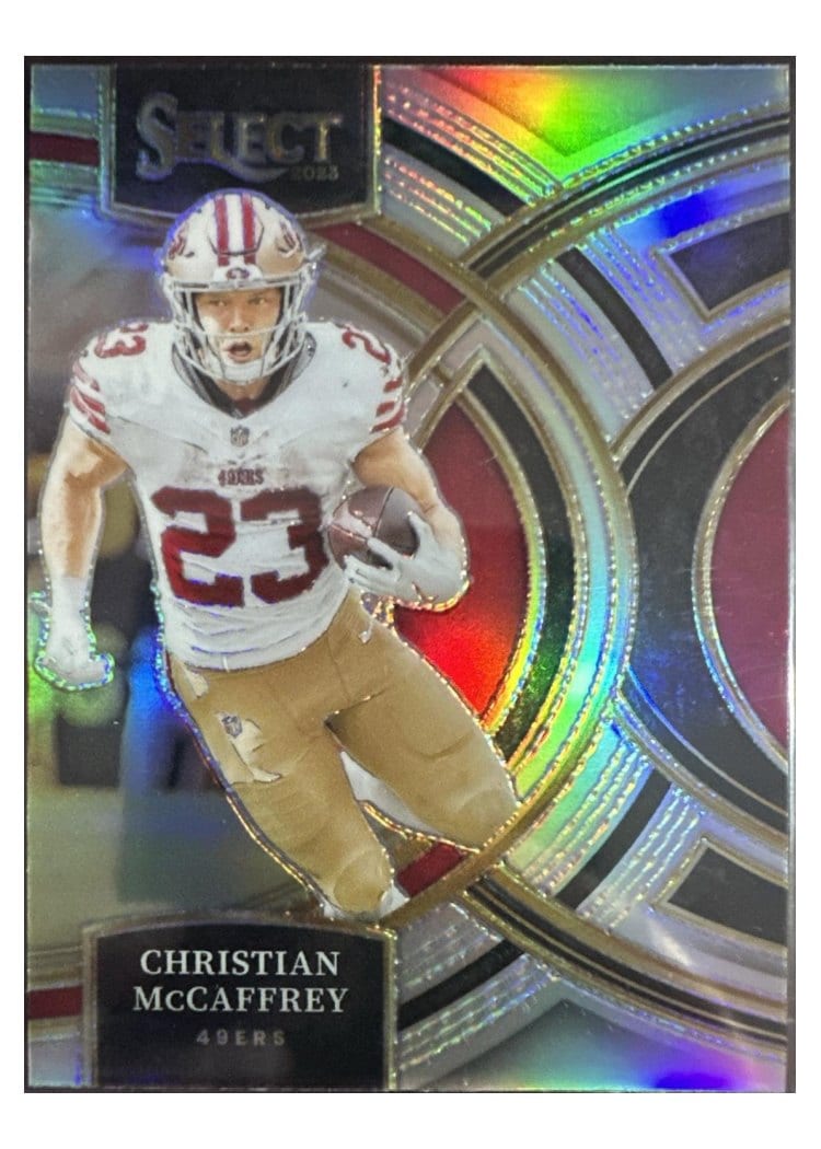 2023 Panini Select Base Set Christian McCaffrey #145 card