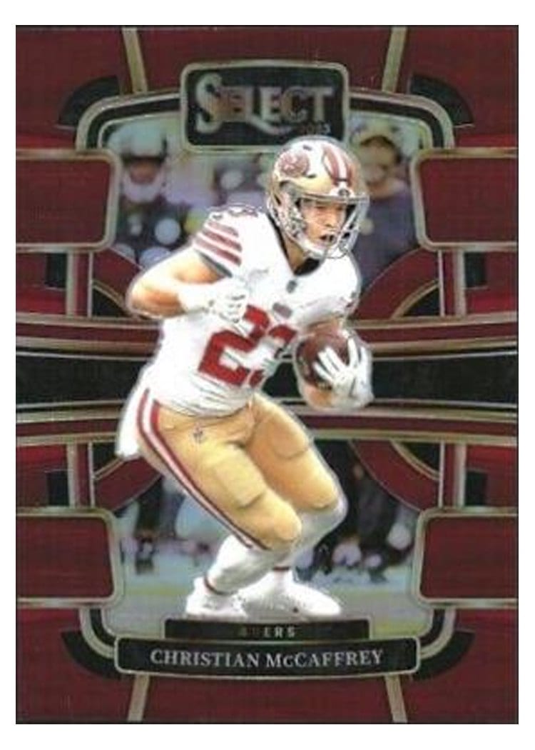 2023 Panini Select Base Set Christian McCaffrey #88 card
