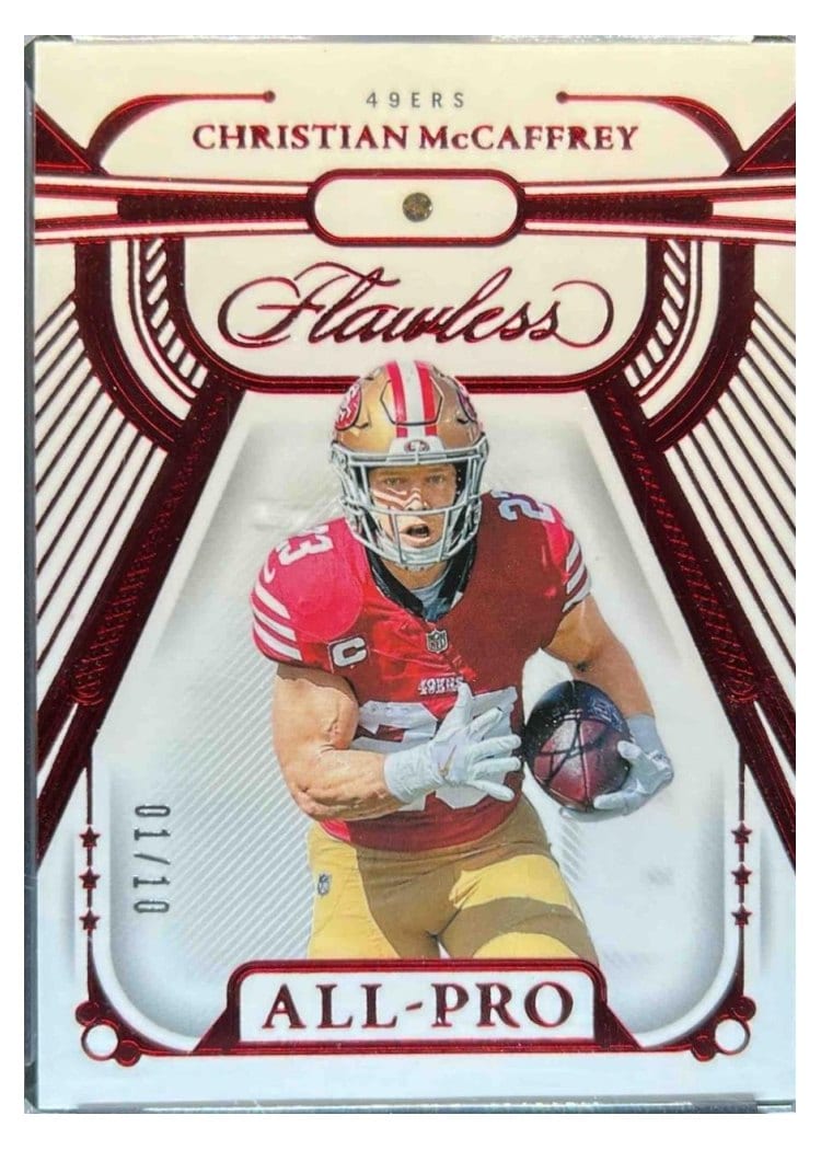 2024 Panini Flawless All-Pro Gem Christian McCaffrey #7 card