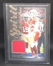 2024 Panini Luminance Spirit Swatches Christian McCaffrey #SS-CMY card