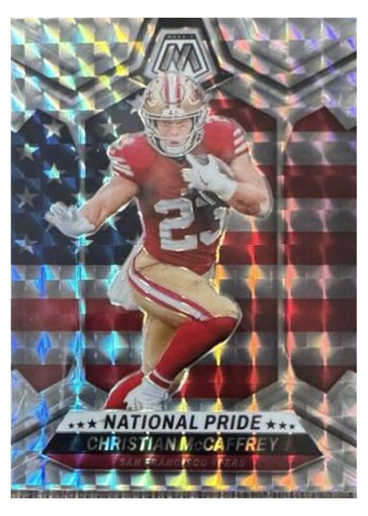 2024 Panini Mosaic Christian McCaffrey #256 card