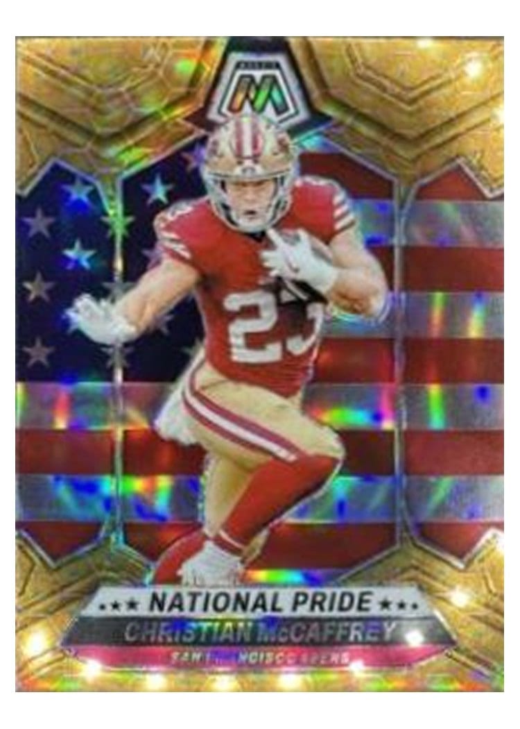 2024 Panini Mosaic Christian McCaffrey #256 card