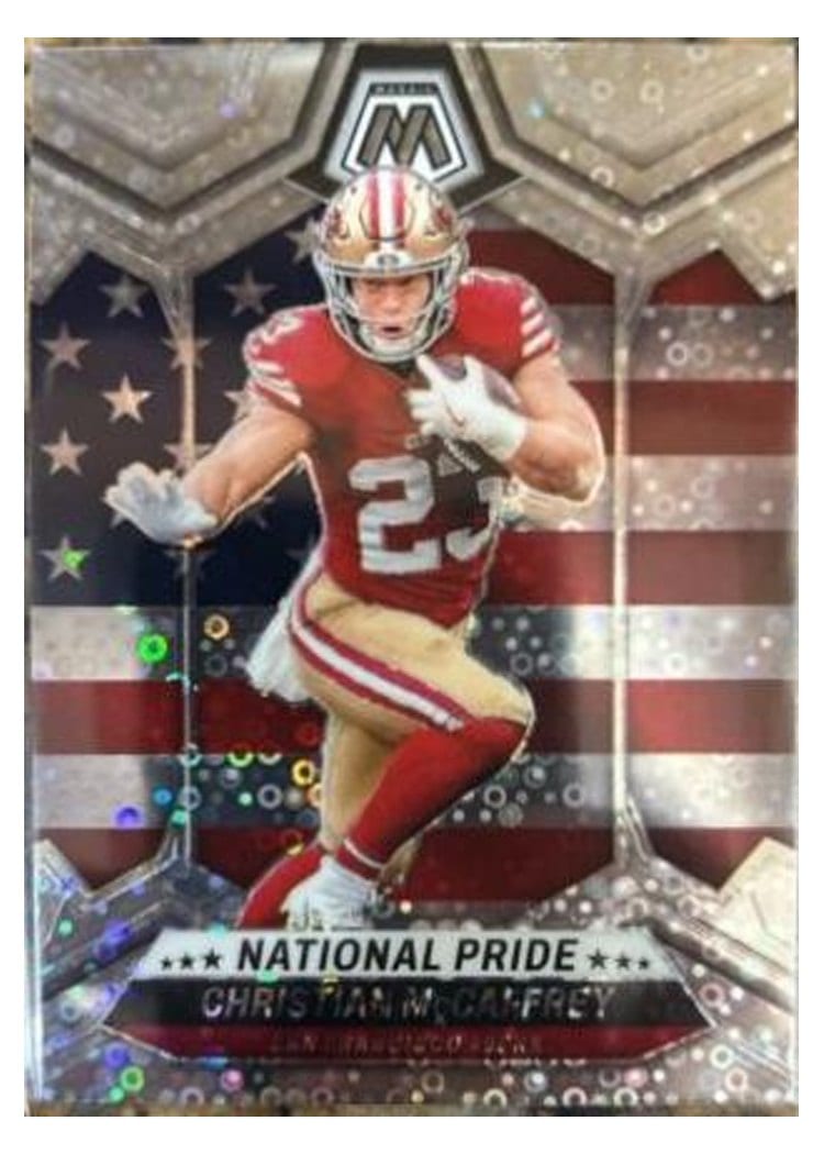 2024 Panini Mosaic Christian McCaffrey #256 card