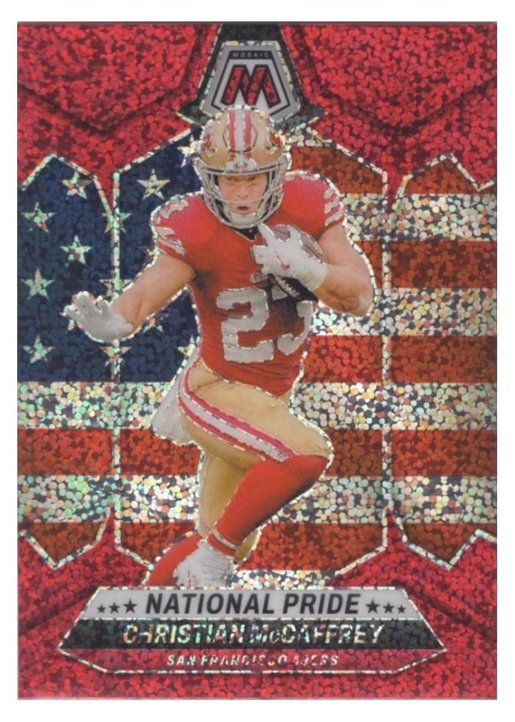 2024 Panini Mosaic Christian McCaffrey #256 card
