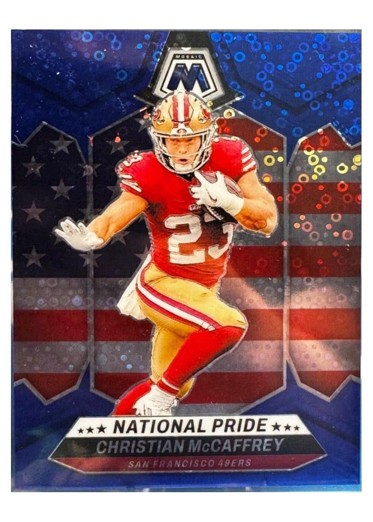 2024 Panini Mosaic Christian McCaffrey #256 card