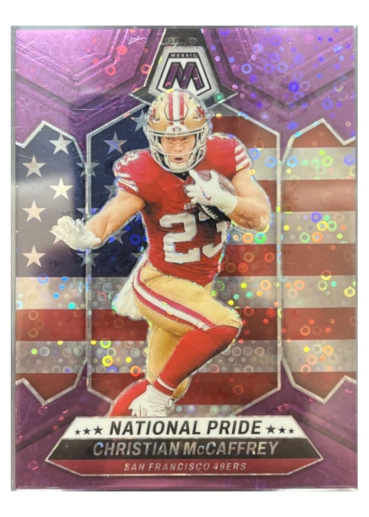 2024 Panini Mosaic Christian McCaffrey #256 card