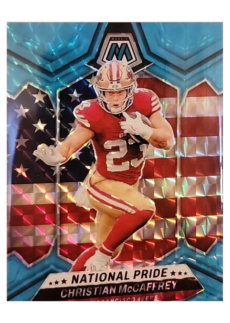 2024 Panini Mosaic Christian McCaffrey #256 card