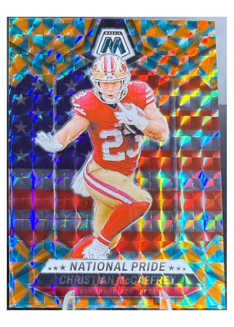 2024 Panini Mosaic Christian McCaffrey #256 card