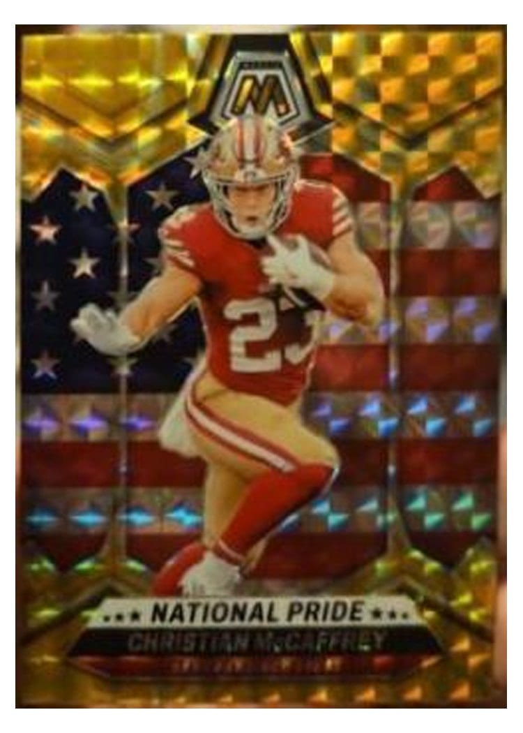 2024 Panini Mosaic Christian McCaffrey #256 card
