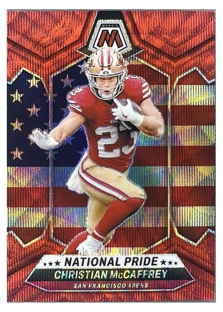 2024 Panini Mosaic Christian McCaffrey #256 card