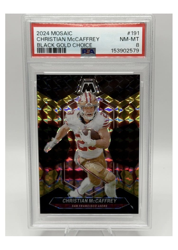 2024 Panini Mosaic Christian McCaffrey #256 card