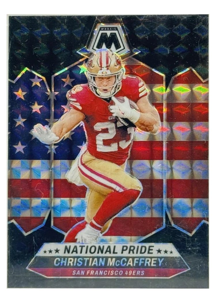 2024 Panini Mosaic Christian McCaffrey #256 card